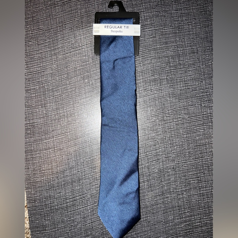 NWT Men’s Bespoke Khols Navy Blue Tie